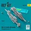 RESKIT RS32-0492 GBU-62 (JDAM-ER) bombs with pylons for Su-27 (2 pcs) (3D Printed) 1/32